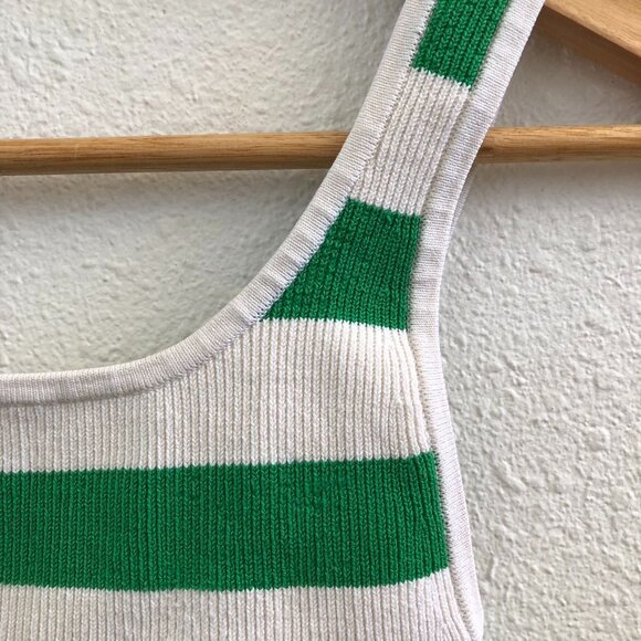 BABATON By Aritzia Sculpt Knit Squareneck Cropped Tank Size XXS - Picture 4 of 9